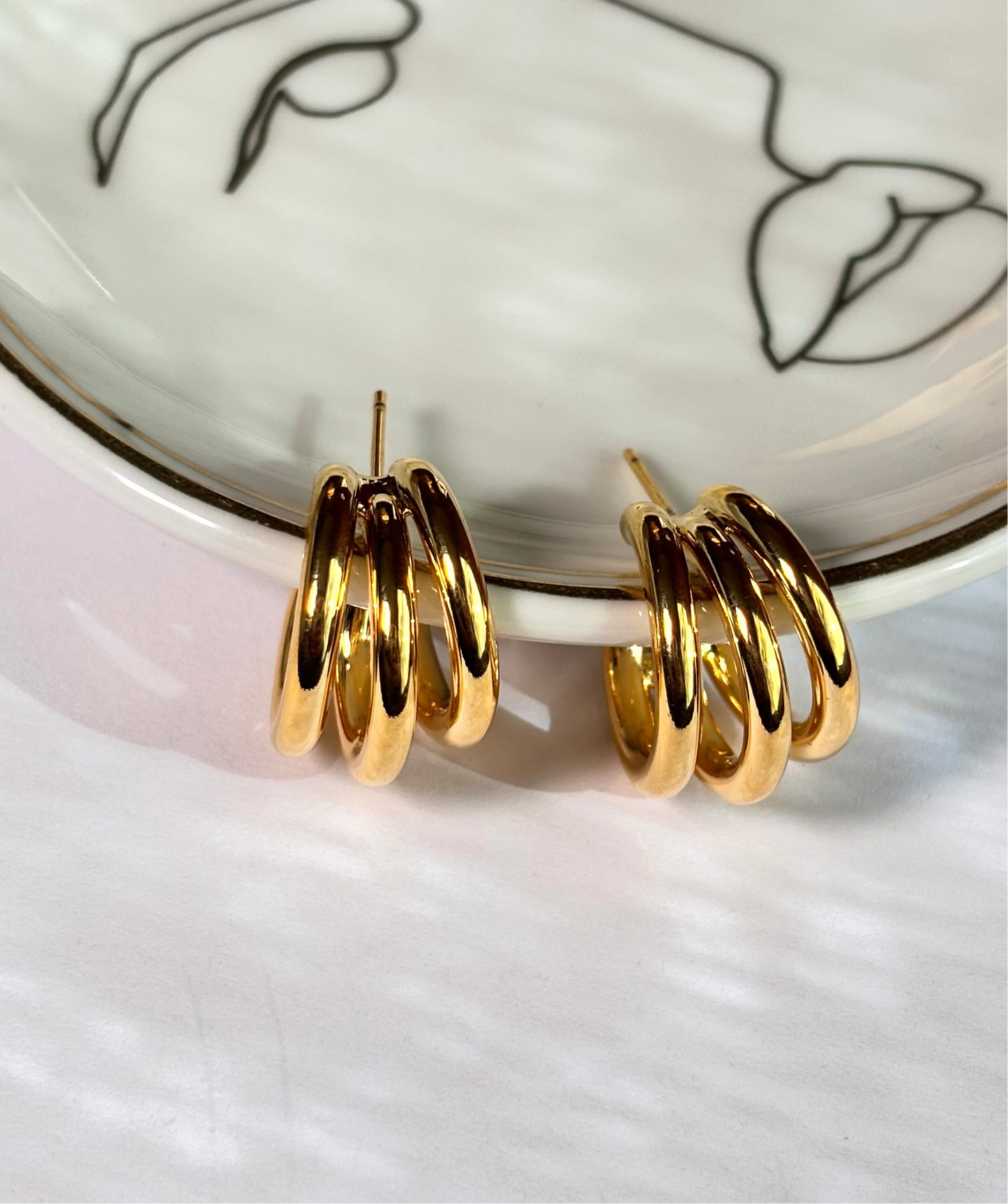 Mini triple hoops