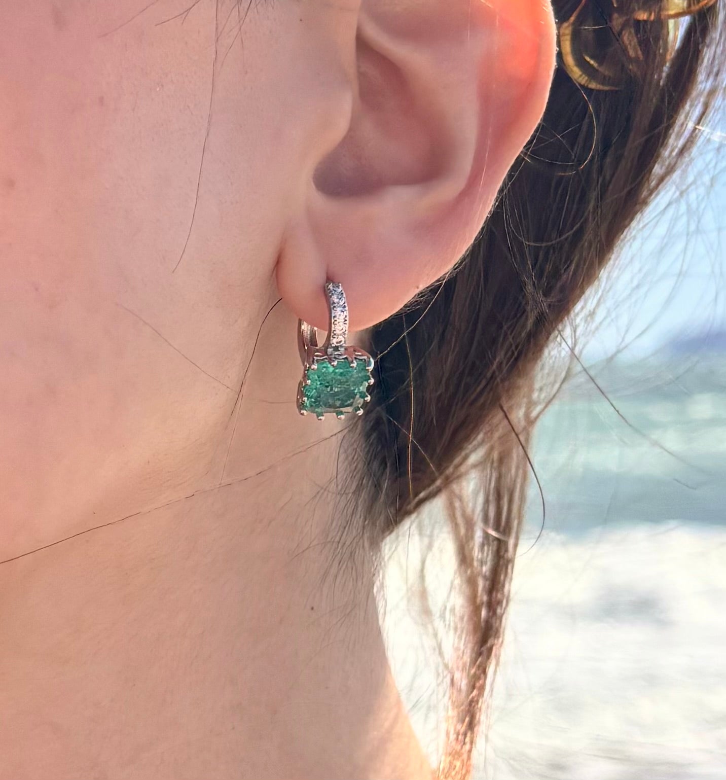 Aretes Bruna Turquesa