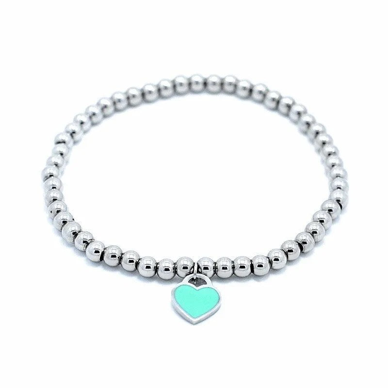 Pulsera de corazón azul