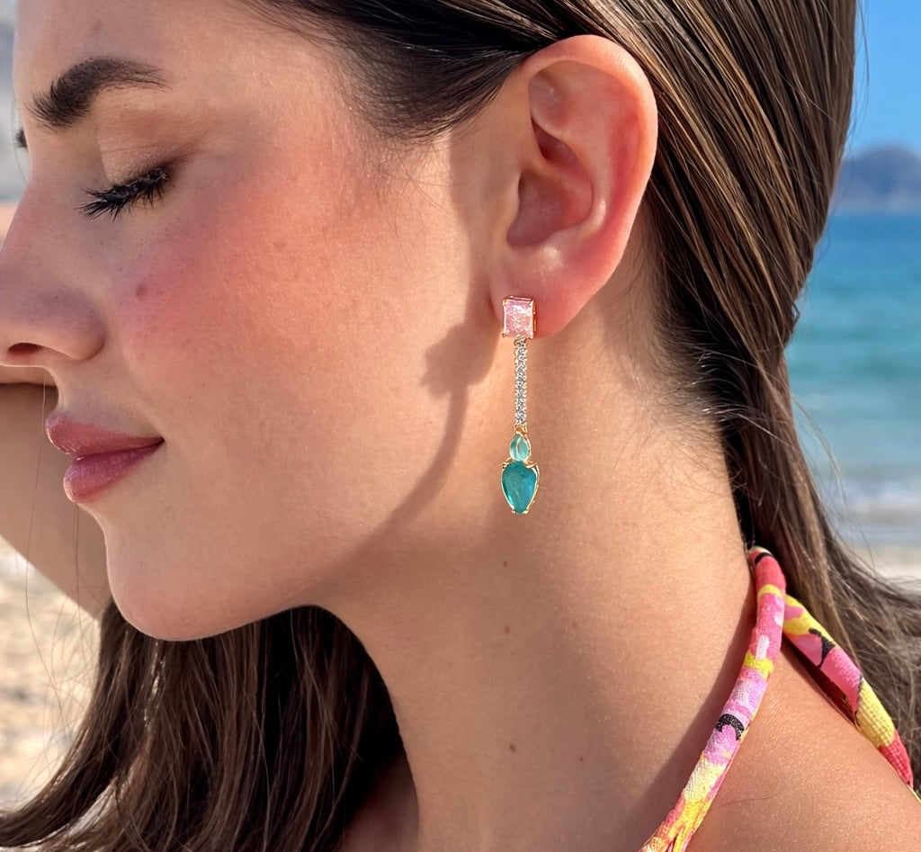 Aretes Turquesa Jolie