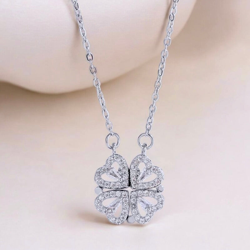 Collar Trébol de Corazones